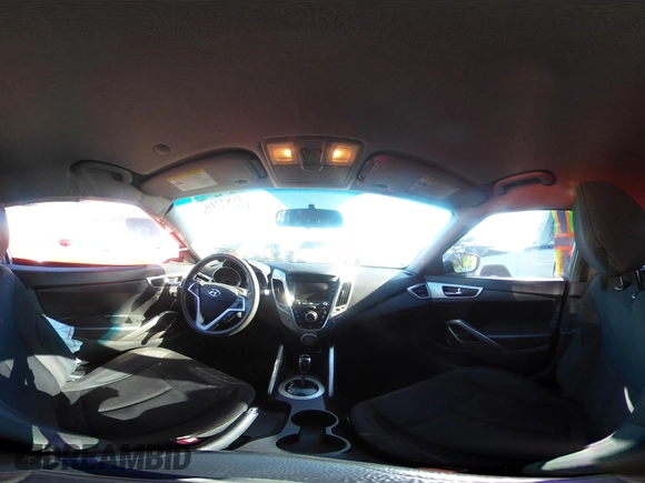 2016 Hyundai Veloster with VIN KMHTC6AD3GU283985, listed as a IAAI auction lot 41872103 with 153,949 mi miles. Bid and sale history available at carsss.com. Image 18.