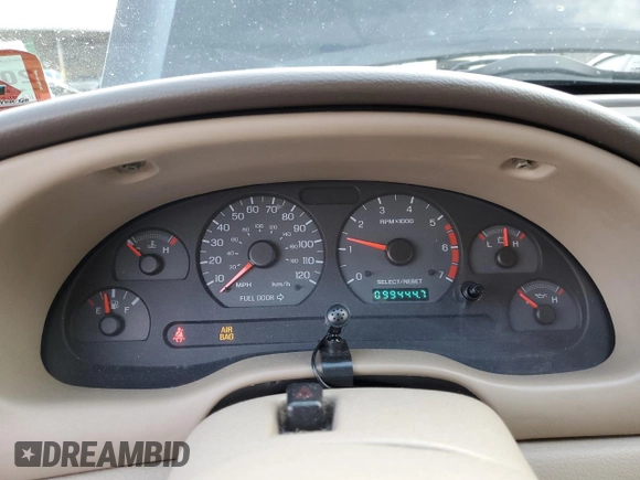 2000 Ford Mustang with VIN 1FAFP4448YF202531, listed as a Copart auction lot 43349785 with 99,444 mi miles and Salvage Title. Bid and sale history available at carsss.com. Image 9.