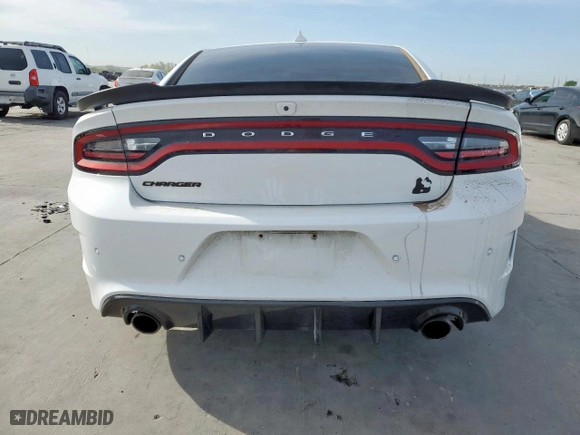 2022 Dodge Charger Scat Pack with VIN 2C3CDXGJ6NH257129, listed as a Copart auction lot 49220135 with 36,043 mi miles and Salvage Title. Bid and sale history available at carsss.com. Image 6.