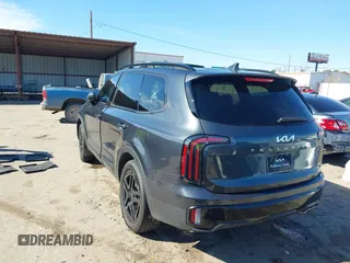 2024 Kia Telluride EX X-Line z VIN 5XYP3DGC3RG519595, wystawiony jako IAAI lot #41377285 z przebiegiem 18 313 mil mil oraz . Historia ofert i sprzedaży dostępna na DreamBid. Obrazek 3.