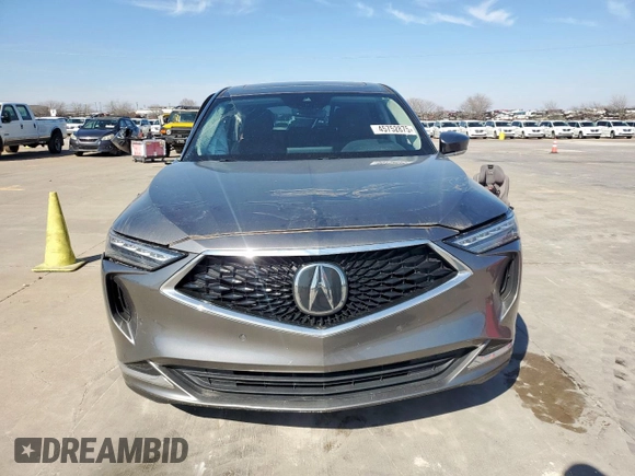 2022 Acura MDX Technology z VIN 5J8YD9H43NL012136, wystawiony jako Copart lot #45752875 z przebiegiem Nie podano mil oraz Szkoda całkowita • Salvage title. Historia ofert i sprzedaży dostępna na DreamBid. Obrazek 5.
