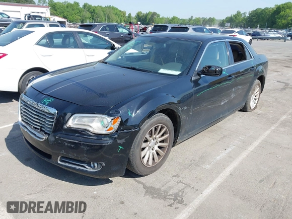 2014 Chrysler 300 with VIN 2C3CCAAG4EH252864, listed as a IAAI auction lot 42056787 with 185,063 mi miles. Bid and sale history available at carsss.com. Image 19.