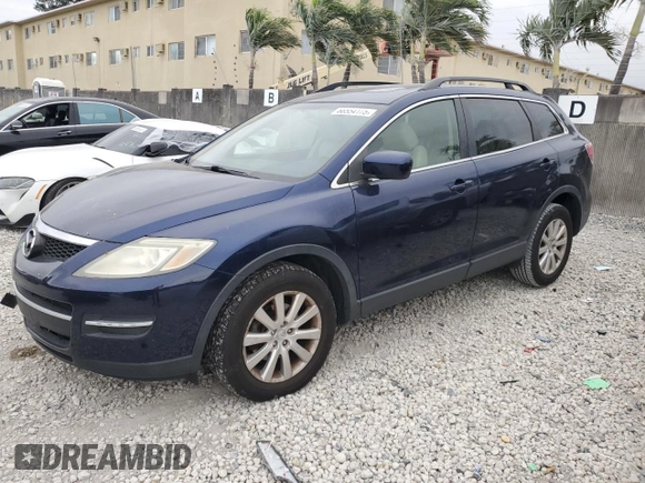 2008 Mazda CX-9 Grand Touring with VIN JM3TB28A980159005, listed as a Copart auction lot 88554175 with 121,479 mi miles and Salvage Title. Bid and sale history available at carsss.com. Image 1.
