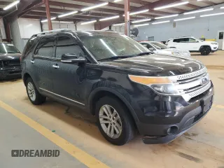 2011 Ford Explorer XLT with VIN 1FMHK8D83BGA14458, listed as a Copart auction lot 55672445 with 214,669 mi miles and Salvage title. Bid and sale history available at DreamBid. Image 4.