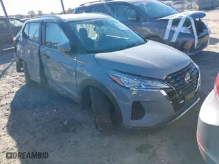 2024 Nissan Kicks SV with VIN 3N1CP5CV0RL552243, listed as a IAAI auction lot 41162219 with NaN miles. Bid and sale history available at carsss.com. Image 1.