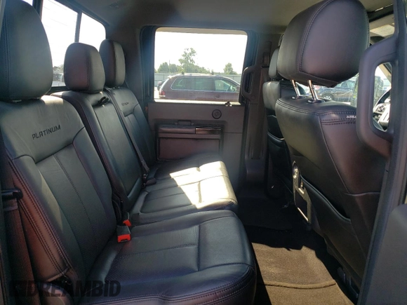 2015 Ford F-350 Platinum z VIN 1FT8W3BTXFEA30693, wystawiony jako Copart lot #61465335 z przebiegiem 296 574 mil mil oraz Szkoda całkowita • Salvage title. Historia ofert i sprzedaży dostępna na DreamBid. Obrazek 10.