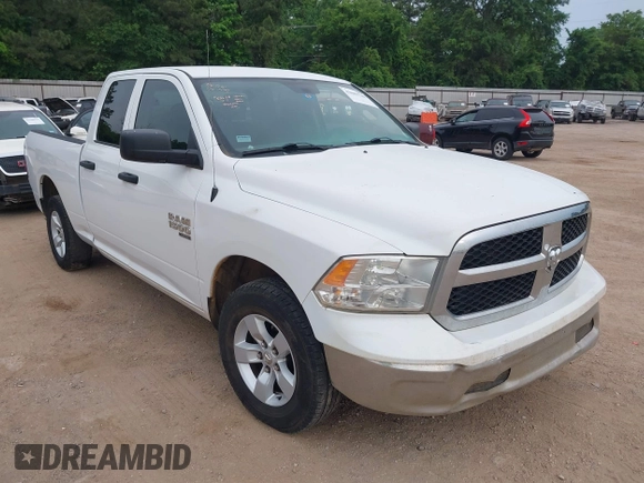2020 Ram 1500 Tradesman with VIN 1C6RR6FG0LS138352, listed as a IAAI auction lot 42085740 with 156,050 mi miles and . Bid and sale history available at DreamBid. Image 1.