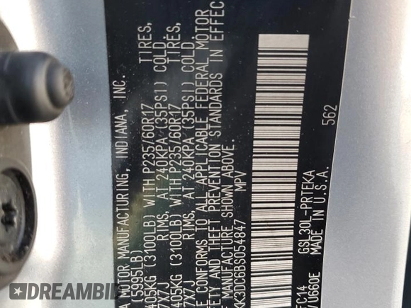 2011 Toyota Sienna LE AAS with VIN 5TDKK3DC6BS054847, listed as a Copart auction lot 64673975 with 197,266 mi miles and Salvage title. Bid and sale history available at DreamBid. Image 14.