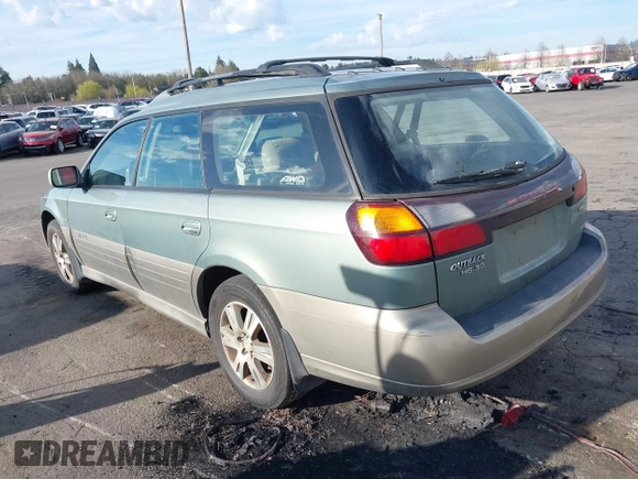 2004 Subaru Legacy Outback 35th Anniversary with VIN 4S3BH815147602509, listed as a IAAI auction lot 41881233 with 286,154 mi miles and . Bid and sale history available at DreamBid. Image 3.