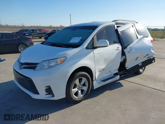 2019 Toyota Sienna LE Auto Access Seat with VIN 5TDKZ3DC7KS985028, listed as a IAAI auction lot 41757413 with 65,865 mi miles and . Bid and sale history available at DreamBid. Image 2.