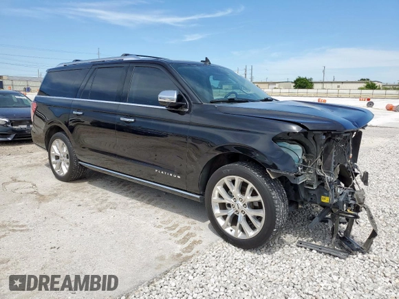 2019 Ford Expedition Max Platinum with VIN 1FMJK1MT7KEA07473, listed as a Copart auction lot 57875735 with 89,450 mi miles and Salvage title. Bid and sale history available at DreamBid. Image 4.