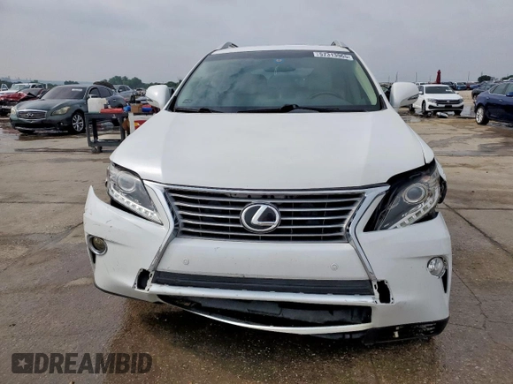 2015 Lexus RX 350 with VIN 2T2ZK1BA0FC174626, listed as a Copart auction lot 57313965 with 97,865 mi miles and Salvage title. Bid and sale history available at DreamBid. Image 5.