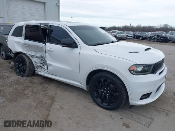 2019 Dodge Durango R/T with VIN 1C4SDJCT3KC848271, listed as a IAAI auction lot 41903122 with 85,704 mi miles and . Bid and sale history available at carsss.com. Image 1.