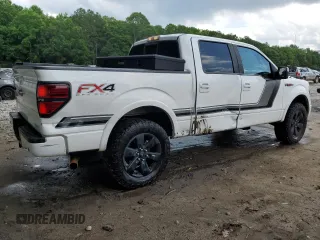 2014 Ford F-150 XL with VIN 1FTFW1EF4EFB77909, listed as a Copart auction lot 60409575 with 201,434 mi miles and Salvage title. Bid and sale history available at DreamBid. Image 3.