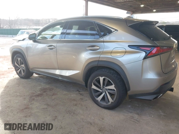 2018 Lexus NX with VIN JTJBARBZ5J2166393, listed as a IAAI auction lot 41772242 with 58,211 mi miles. Bid and sale history available at carsss.com. Image 3.