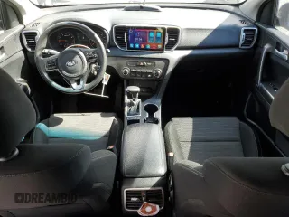 2018 Kia Sportage LX with VIN KNDPMCAC8J7316512, listed as a Copart auction lot 47143515 with 117,147 mi miles and Salvage Title. Bid and sale history available at DreamBid. Image 8.