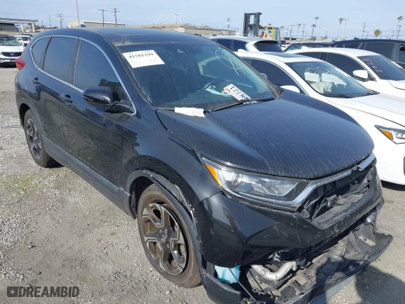 2018 Honda CR-V EX-L with VIN 2HKRW1H81JH515650, listed as a IAAI auction lot 41581199 with 1 mi miles. Bid and sale history available at carsss.com. Image 1.