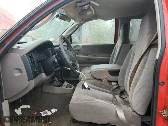 2004 Dodge Dakota Sport with VIN 1D7HG32N14S637326, listed as a Copart auction lot 55896625 with 51,693 mi miles and Clean Title. Bid and sale history available at DreamBid. Image 7.