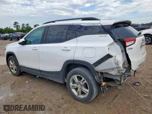 2022 GMC Terrain SLE with VIN 3GKALMEVXNL108812, listed as a Copart auction lot 59714845 with 69,212 mi miles and Salvage title. Bid and sale history available at DreamBid. Image 2.