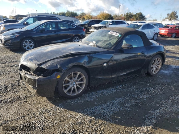 2008 BMW Z4 3.0i with VIN 4USBU33568LW61249, listed as a Copart auction lot 80262744 with NaN miles and Salvage Title. Bid and sale history available at carsss.com. Image 1.