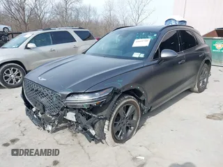 2022 Genesis GV70 Sport with VIN KMUMCDTC6NU028274, listed as a IAAI auction lot 41613720 with 46,522 mi miles and . Bid and sale history available at DreamBid. Image 17.