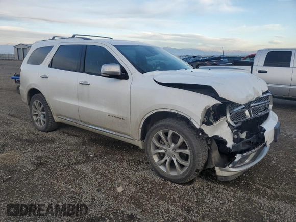2016 Dodge Durango Citadel z VIN 1C4RDJEG2GC449485, wystawiony jako Copart lot #82409914 z przebiegiem 85 249 mil mil oraz Szkoda całkowita • Salvage title. Historia ofert i sprzedaży dostępna na DreamBid. Obrazek 4.