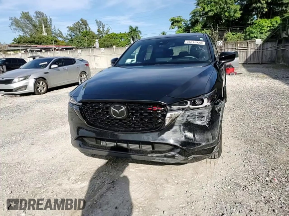 2022 Mazda CX-5 2.5 Turbo with VIN JM3KFBAY8N0619340, listed as a Copart auction lot 46217955 with 13,604 mi miles and Salvage Title. Bid and sale history available at carsss.com. Image 12.