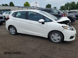 2019 Honda Fit LX with VIN 3HGGK5H47KM717249, listed as a Copart auction lot 61071025 with Not provided miles and Salvage title. Bid and sale history available at DreamBid. Image 4.
