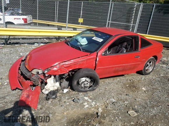 1998 Chevrolet Cavalier with VIN 1G1JC1241W7166649, listed as a Copart auction lot 74368144 with 145,646 mi miles and Salvage Title. Bid and sale history available at carsss.com. Image 1.
