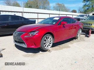 2016 Lexus RC 300 F Sport with VIN JTHSM5BCXG5001041, listed as a IAAI auction lot 41800718 with 86,523 mi miles and . Bid and sale history available at DreamBid. Image 2.