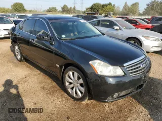 2007 Infiniti M x with VIN JNKAY01F37M459525, listed as a Copart auction lot 71504864 with 122,459 mi miles and Salvage Title. Bid and sale history available at DreamBid. Image 4.