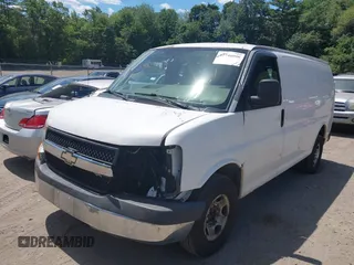 2010 Chevrolet Express Cargo z VIN 1GCZGFBA9A1110682, wystawiony jako IAAI lot #42746096 z przebiegiem 283 440 mil mil oraz . Historia ofert i sprzedaży dostępna na DreamBid. Obrazek 2.