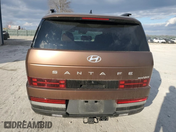 2024 Hyundai Santa Fe Hybrid Limited with VIN 5NMP3DG16RH004692, listed as a Copart auction lot 83897834 with 16,969 mi miles and Salvage Title. Bid and sale history available at carsss.com. Image 6.