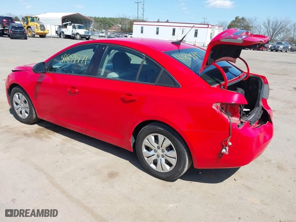 2014 Chevrolet Cruze LS with VIN 1G1PA5SH6E7145210, listed as a IAAI auction lot 41899971 with 157,847 mi miles. Bid and sale history available at carsss.com. Image 3.