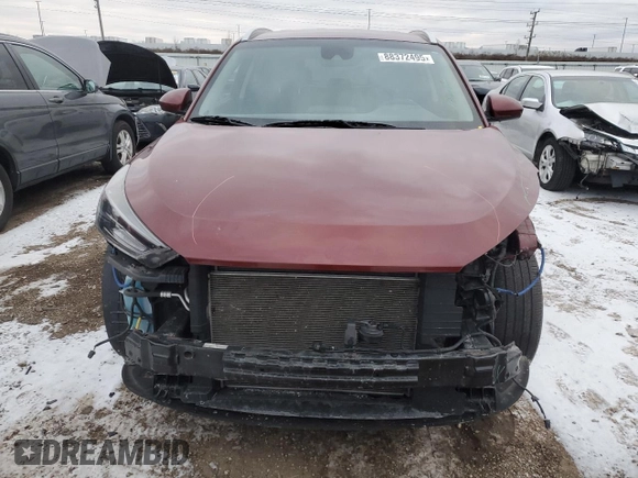 2020 Hyundai Tucson Sport with VIN KM8J3CAL2LU152697, listed as a Copart auction lot 88372495 with 52,327 mi miles and Salvage title. Bid and sale history available at DreamBid. Image 5.