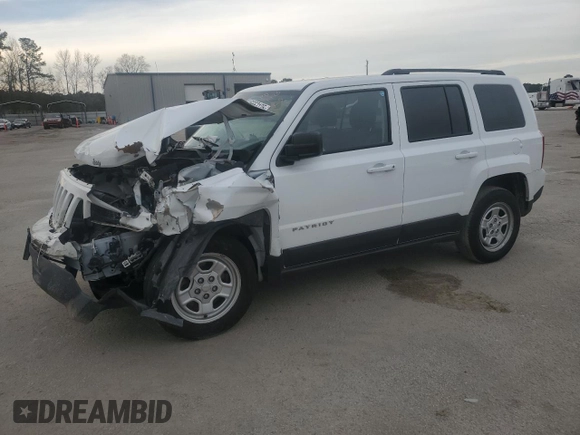 2017 Jeep Patriot Sport with VIN 1C4NJRBB4HD142216, listed as a Copart auction lot 45663125 with Not provided miles and Salvage title. Bid and sale history available at DreamBid. Image 1.