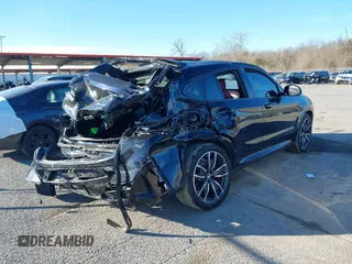2023 BMW X4 xDrive30i with VIN 5UX33DT00P9S00002, listed as a IAAI auction lot 41674075 with 30,442 mi miles and . Bid and sale history available at DreamBid. Image 4.