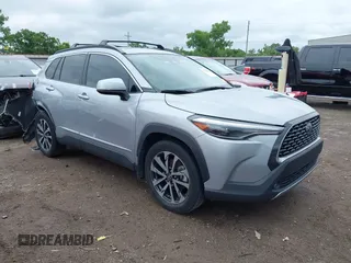 2024 Toyota Corolla Cross XLE with VIN 7MUDAAAGXRV090967, listed as a IAAI auction lot 42353090 with 24,970 mi miles and . Bid and sale history available at DreamBid. Image 1.