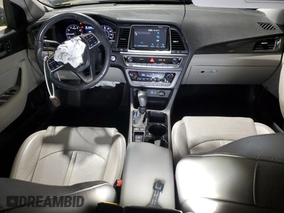 2018 Hyundai Sonata Sport Plus with VIN 5NPE34AF8JH674974, listed as a Copart auction lot 83859474 with 77,026 mi miles and Salvage Title. Bid and sale history available at DreamBid. Image 8.