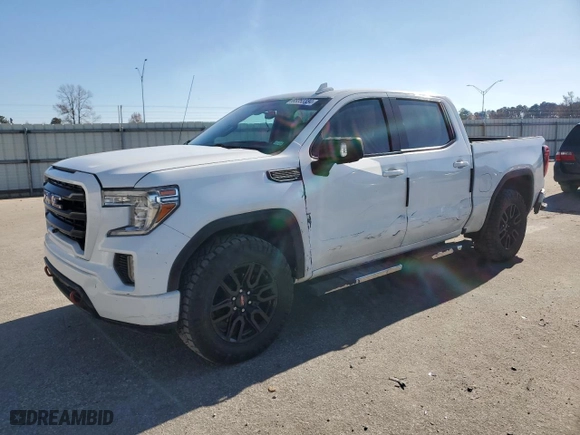 2020 GMC Sierra 1500 Elevation with VIN 3GTP9CEK2LG285770, listed as a Copart auction lot 83353334 with 53,968 mi miles and Clean Title. Bid and sale history available at carsss.com. Image 1.
