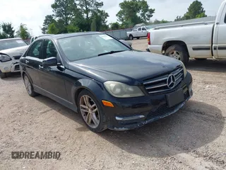 2014 Mercedes-Benz C 250 Sport with VIN WDDGF4HB8EG207833, listed as a IAAI auction lot 42636422 with 90,555 mi miles and . Bid and sale history available at DreamBid. Image 1.