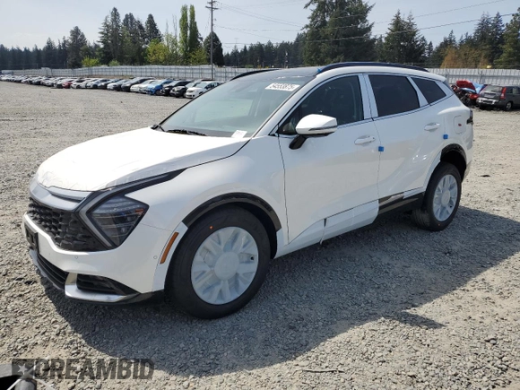 2025 Kia Sportage SX-Prestige with VIN KNDPXCDG5S7228122, listed as a Copart auction lot 54553875 with 20 mi miles and Salvage title. Bid and sale history available at DreamBid. Image 1.