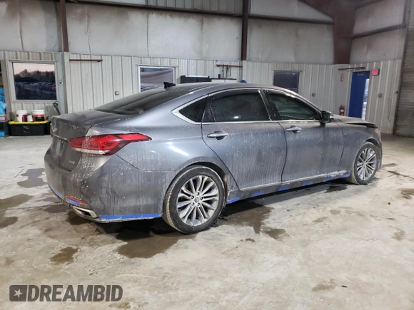 2015 Hyundai Genesis 3.8L z VIN KMHGN4JE0FU022983, wystawiony jako Copart lot #86591924 z przebiegiem 155 164 mil mil oraz Nie do naprawy • Non repairable. Historia ofert i sprzedaży dostępna na DreamBid. Obrazek 3.