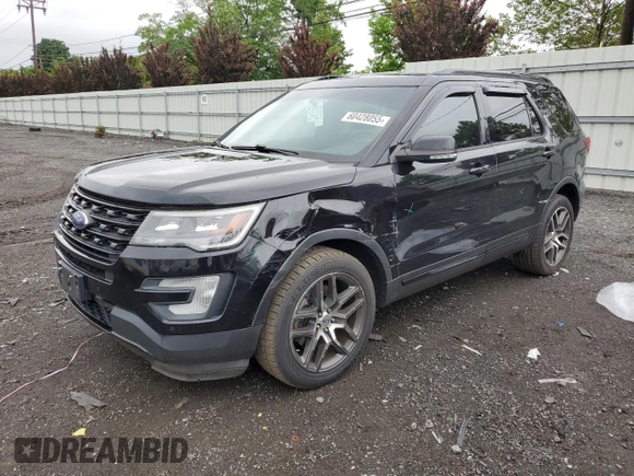 2016 Ford Explorer Sport with VIN 1FM5K8GT1GGC80328, listed as a Copart auction lot 60428055 with 126,337 mi miles and Salvage title. Bid and sale history available at DreamBid. Image 1.