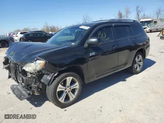 2009 Toyota Highlander Sport with VIN JTEES43A492133370, listed as a Copart auction lot 50579725 with 255,565 mi miles and Clean Title. Bid and sale history available at carsss.com. Image 1.