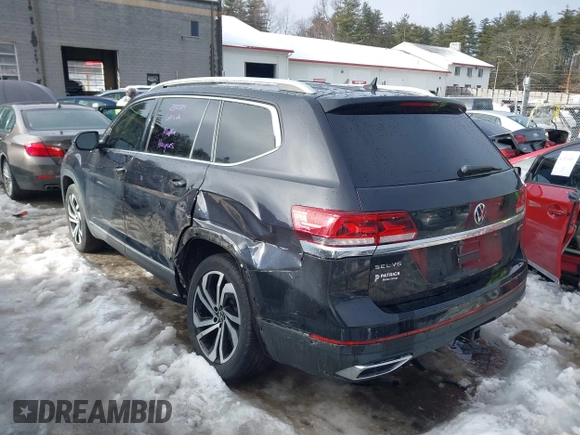 2021 Volkswagen Atlas SEL Premium z VIN 1V2TR2CA2MC588943, wystawiony jako IAAI lot #41558964 z przebiegiem 62 182 mil mil oraz . Historia ofert i sprzedaży dostępna na DreamBid. Obrazek 3.