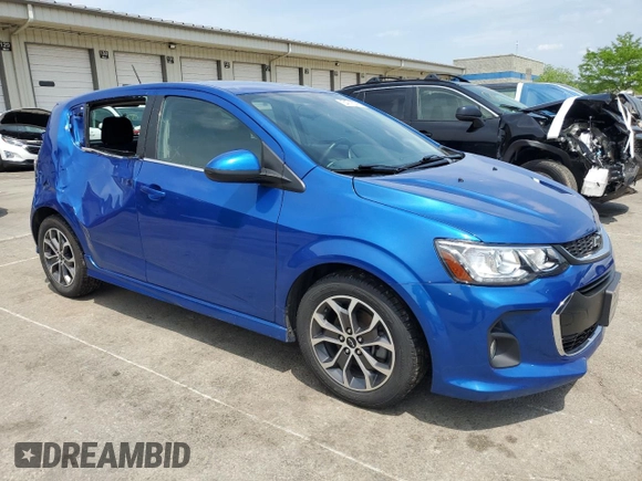 2020 Chevrolet Sonic LT with VIN 1G1JD6SB6L4109157, listed as a Copart auction lot 54716795 with 90,876 mi miles and Salvage title. Bid and sale history available at DreamBid. Image 4.