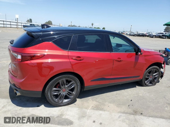 2019 Acura RDX w/A-Spec Pkg with VIN 5J8TC1H6XKL003994, listed as a Copart auction lot 59042135 with 122,227 mi miles and Salvage title. Bid and sale history available at DreamBid. Image 3.