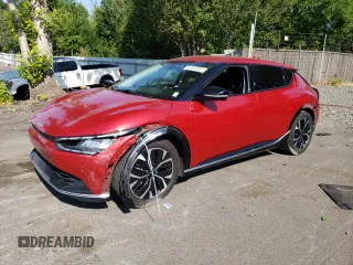 2022 Kia EV6 Wind with VIN KNDC3DLC6N5053247, listed as a Copart auction lot 64905964 with 118,575 mi miles and Salvage Title. Bid and sale history available at carsss.com. Image 1.