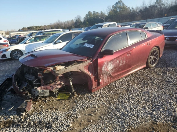 2023 Dodge Charger R/T with VIN 2C3CDXCT4PH534905, listed as a Copart auction lot 42169585 with 30,021 mi miles and Salvage Title. Bid and sale history available at carsss.com. Image 1.